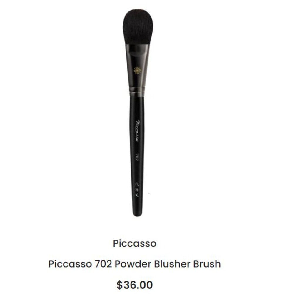 PICCASSO Makeup Brush #702(Powder / Blusher) New - Picture 2 of 5